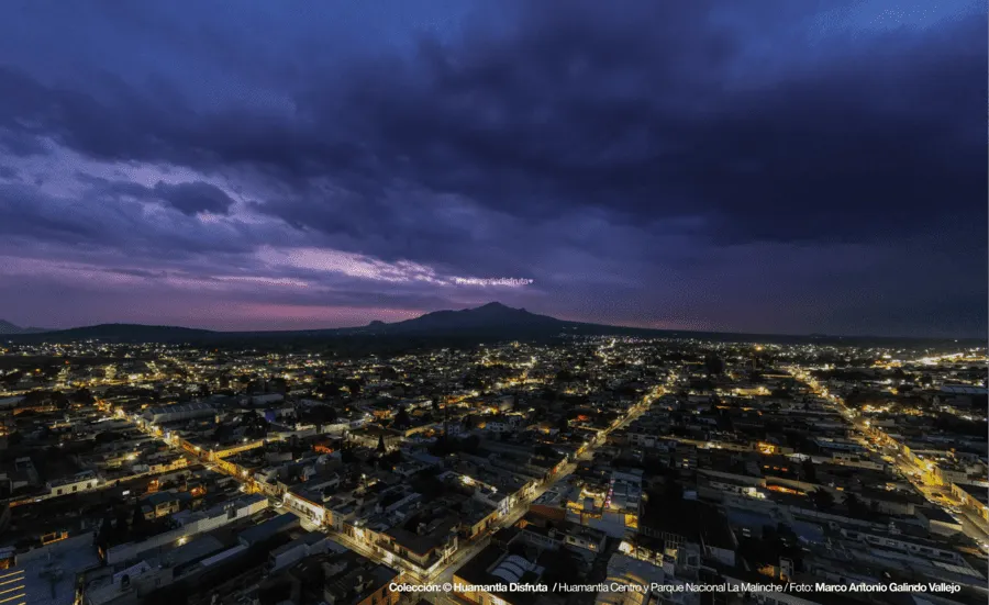 Huamantla desde las alturas