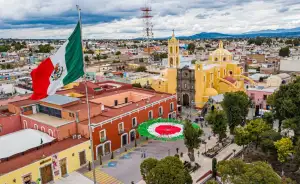 Huamantla Centro en drone
