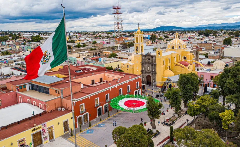 Huamantla Centro en drone