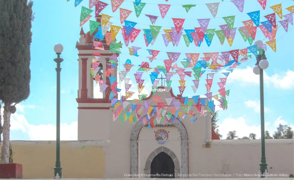 Templo de la San Francisco Yancuitlalpan en Huamantla Tlaxcala