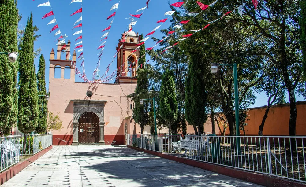 Templo de San Sebastián en Huamantla Tlaxcala