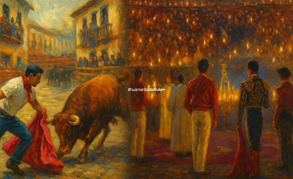 Encuesta huamantlada y corride de las luces huamantla