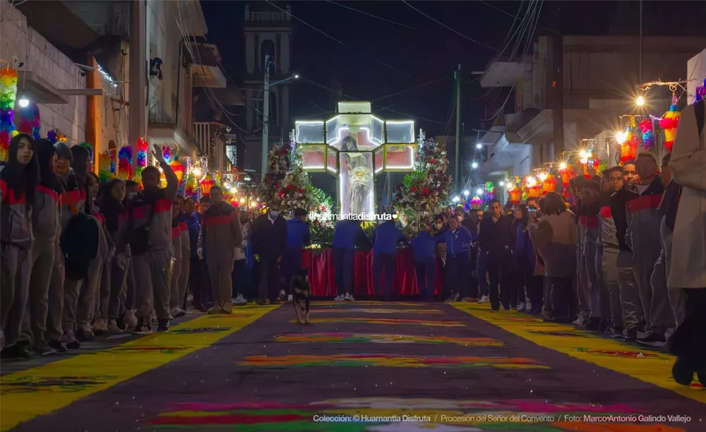 Procesión del Señor del Convento Huamantla Enero