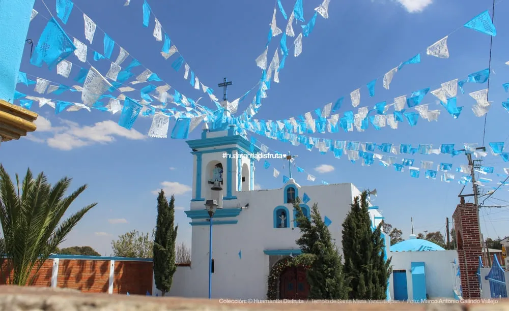 Templo de la Santa María Yancuitlalpan en Huamantla Tlaxcala