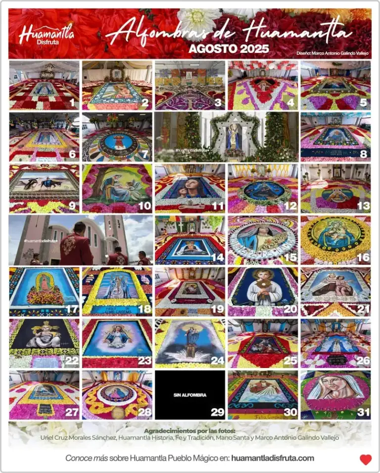 Alfombras de Huamantla 2025