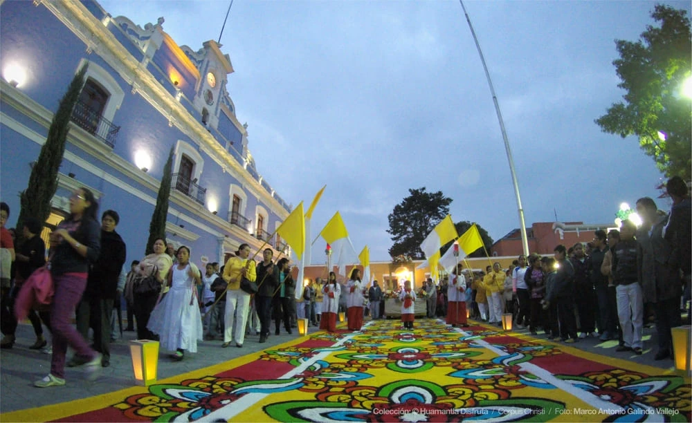 Corpus Christi en Huamantla Tlaxcala Pueblo Magico Turismo Religioso