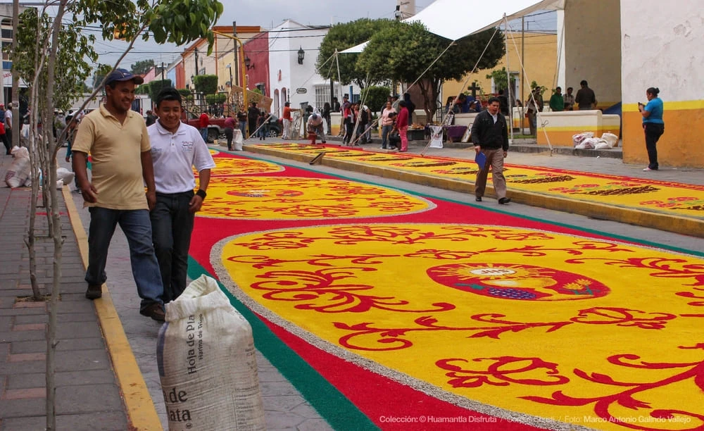 Corpus Christi en Huamantla Tlaxcala Pueblo Magico Turismo Religioso