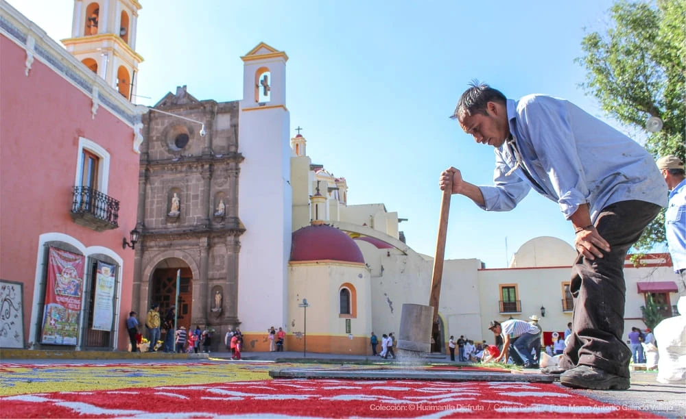 Corpus Christi en Huamantla Tlaxcala Pueblo Magico Turismo Religioso