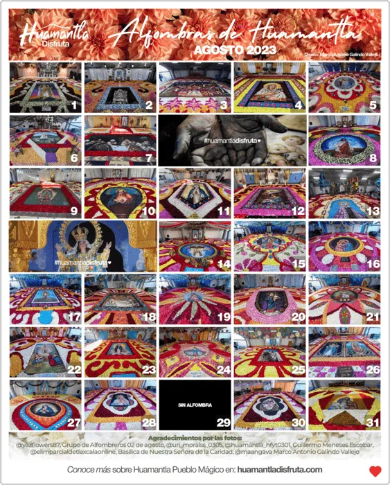 Alfombras de Huamantla 2023