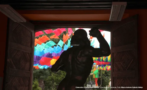 Escultura de Tlahuicole en Huamantla