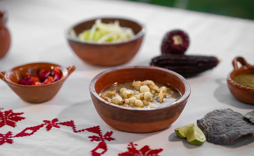 Pozole Pinto - Gastronomía en Huamantla Tlaxcala