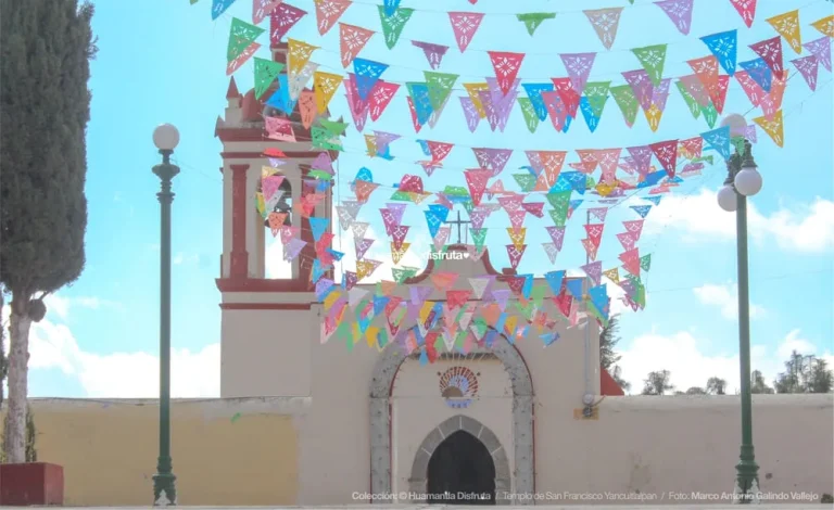 Templo de la San Francisco Yancuitlalpan en Huamantla Tlaxcala