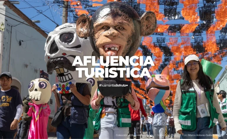 Afluencia turística en Huamantla