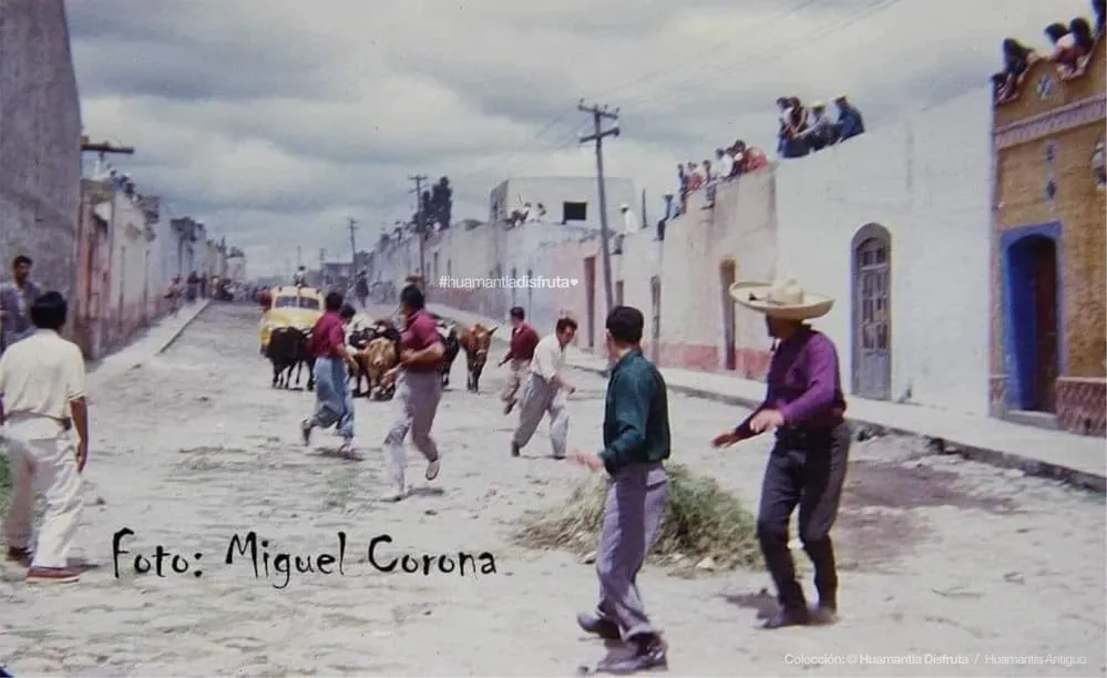 Huamantlada de 1954 | Primeros encierros en Huamantla