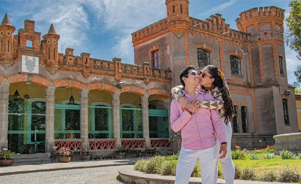 Visitantes recorriendo Huamantla