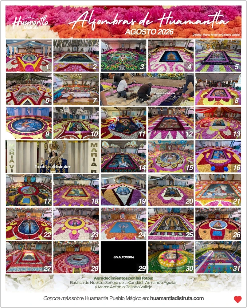 Alfombras de Huamantla 2026